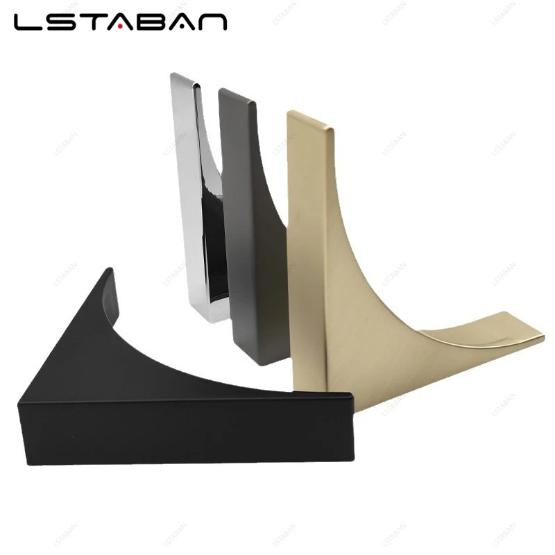 1 Piece Creative Zinc Alloy Door Handles Triangle Cambered Furniture Handles Drawer Knobs Kitchen Gold Cabinet Handles And Pulls