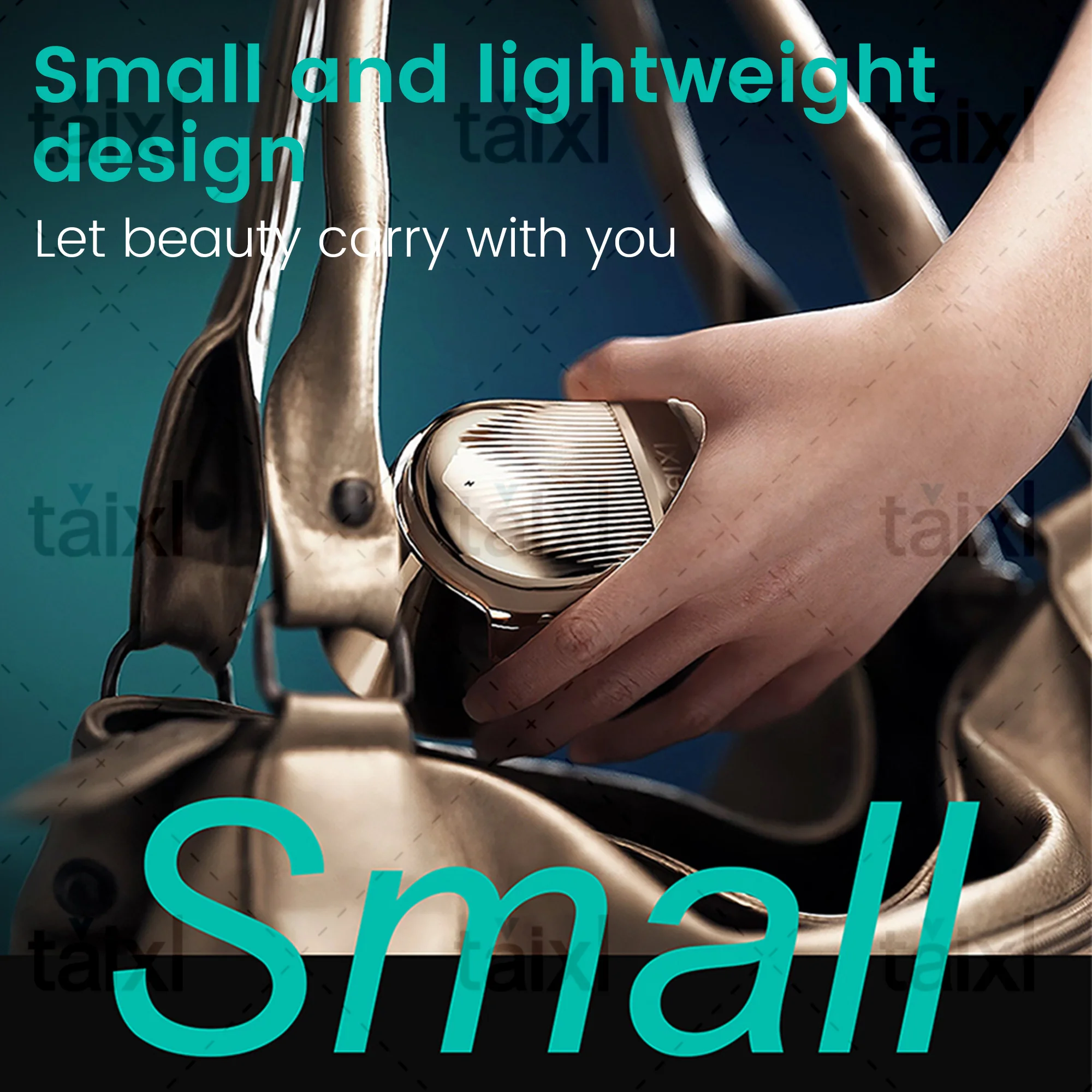 Portable Little Colden Cannon Facial Treatment Device Smooths Fine Lines Lifts and Tightens Mild and Painless