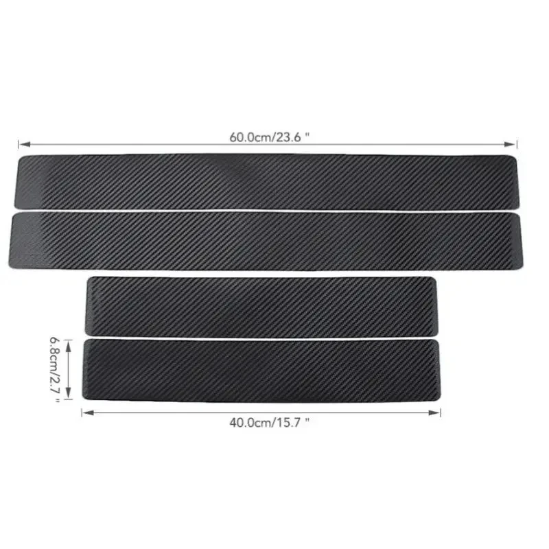 3D Carbon Fiber Protect Car Door Sill Sticker Decals For Lexus RX300 RX330 RX350 IS250 LX570 is200 is300 ls400 CT DS LX LS IS ES