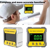 1PCHigh Precision Magnetic Digital Inclinometer Level Box Gauge Angle Meter Finder Resolution Level Box With Backlit LCD Display