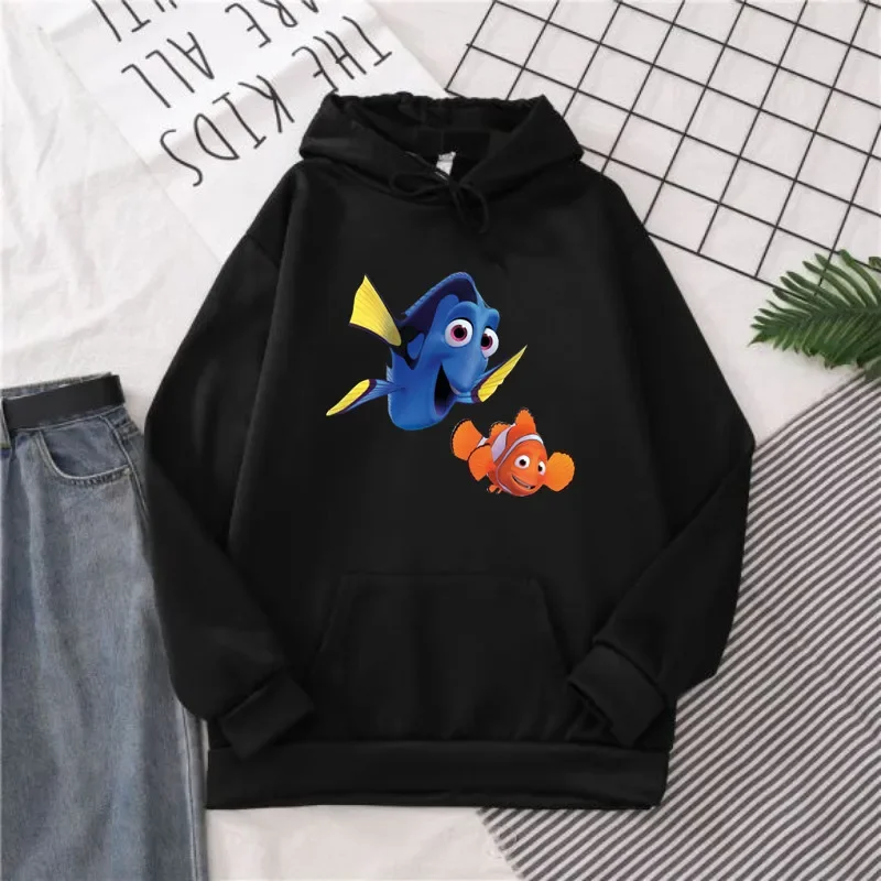 Finding Nemo Women's Hoodie Cartoon Cute Fish Hoodies Casual Crewneck Sweatshirt Winter Clothes Women 90s Tops clothing