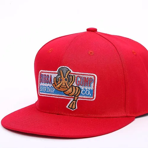 Gorra de béisbol ajustable Bubba Gump, sombrero bordado de camarones Co., sombrero Gump bordado, sombrero para adultos, disfraz de Cosplay de Halloween