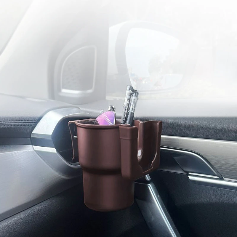 Car water cup holder Car thermal water bottle fixed seat car to store car outlet cup holder door beverage rack auto parts