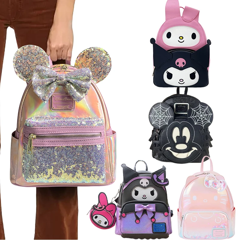 

New Tail Goods Sanrio Limited Edition Laser Kuromi My Melody Hellokitty Pochacco Backpack Student School Backpack Student Gift