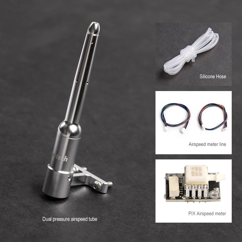 Ardupilot Arduplane Pitot مقياس سرعة الهواء الرقمي/أنبوب استشعار عداد السرعة الجوية لـ HEX PIXHAWK2/CUAV V5 Pixhawk PX4 التحكم في الطيران