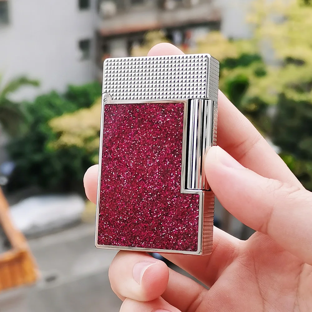 Encendedores de Nuevo Estilo con Sonido al Encender, Llama Suave Única, Recargables con Gas Butano, Herramientas para Cigarrillos, Regalo para Papá, Edición Limitada