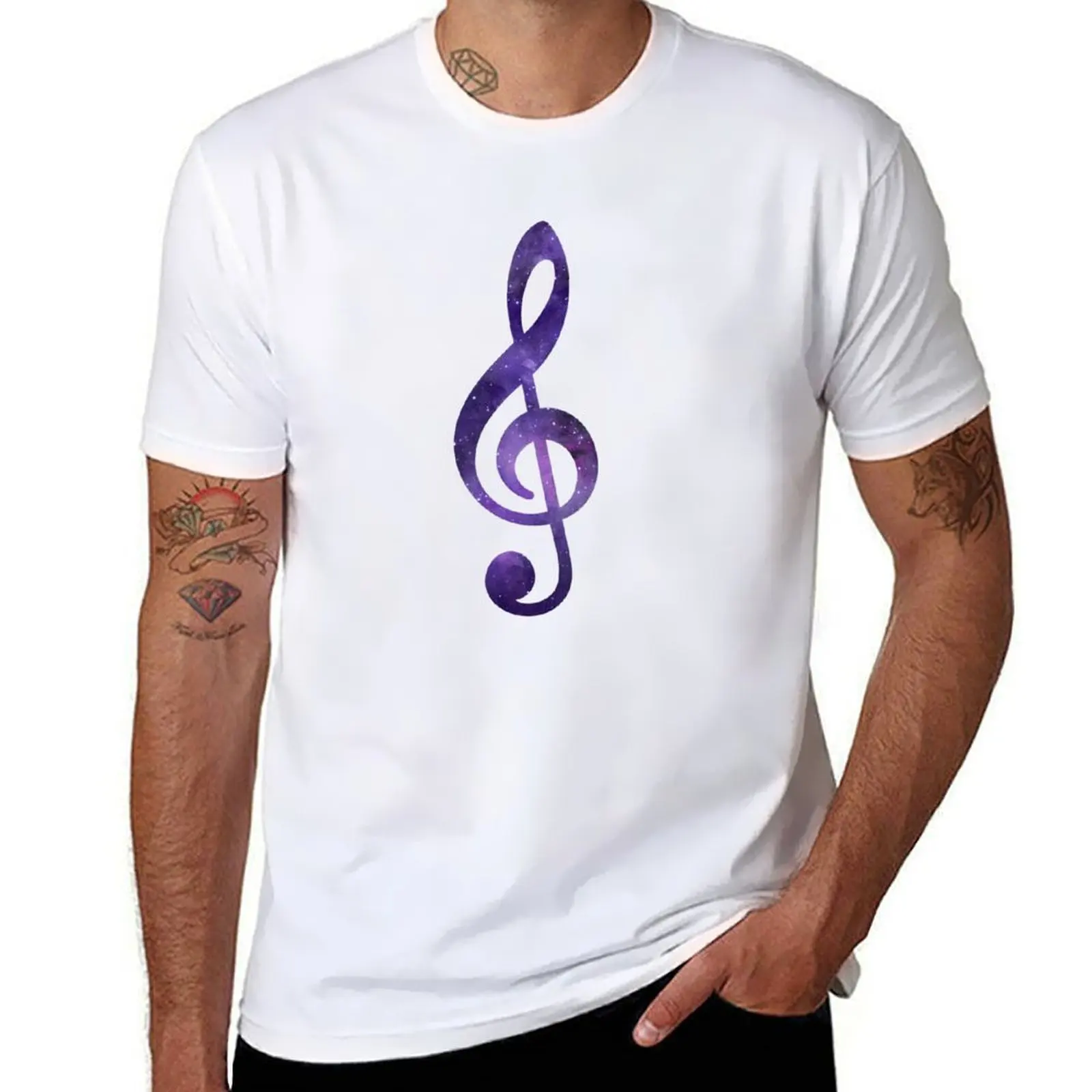 

Treble Clef T-Shirt Simple Print Design T-Shirt