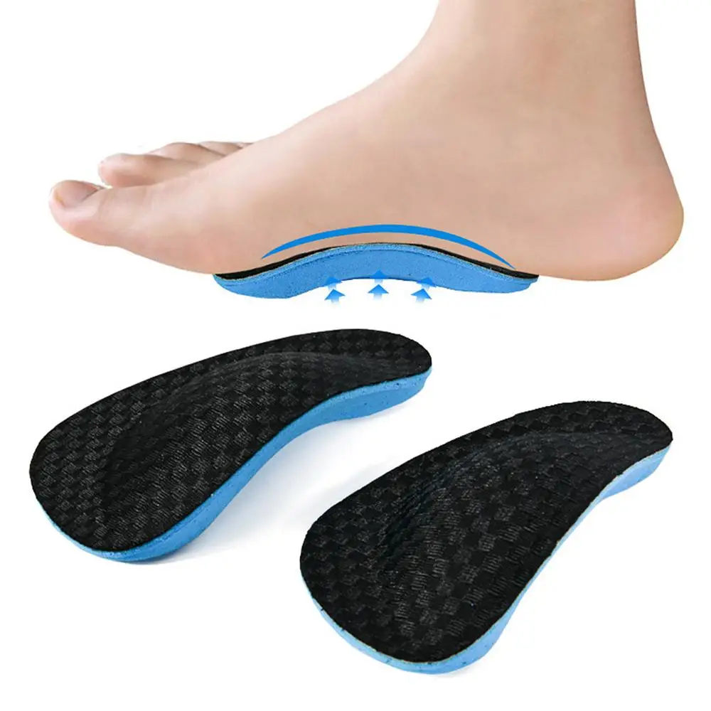 Orthopedic Insoles Half-Size Flat Feet Insoles Arch Support Cushion Plantar Inserts Soft And Comfortable Flat Foot Corrector