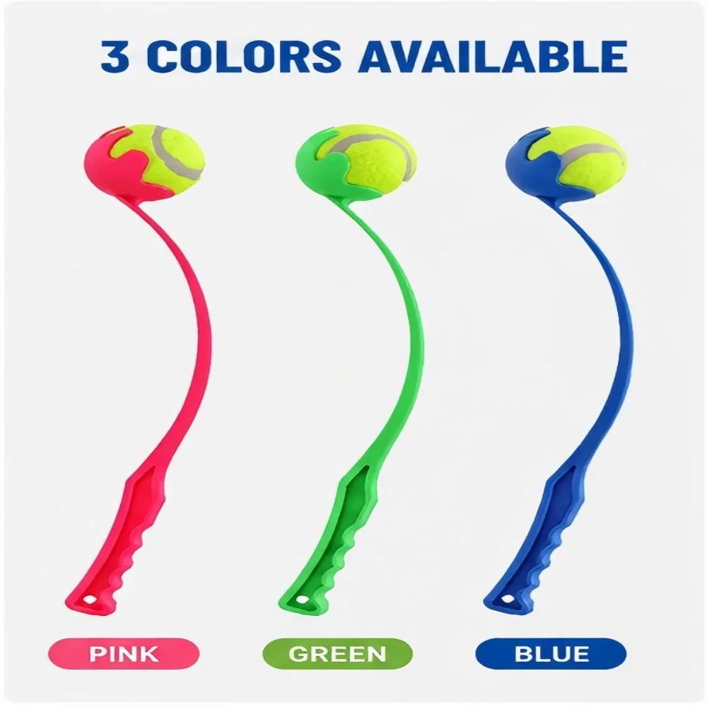 Dog Ball Launcher Stick Pet Training Toy Ball Thrower Outdoor Interactive Throwing Play Toy For Dogs Outdoor Use Pet Supplies