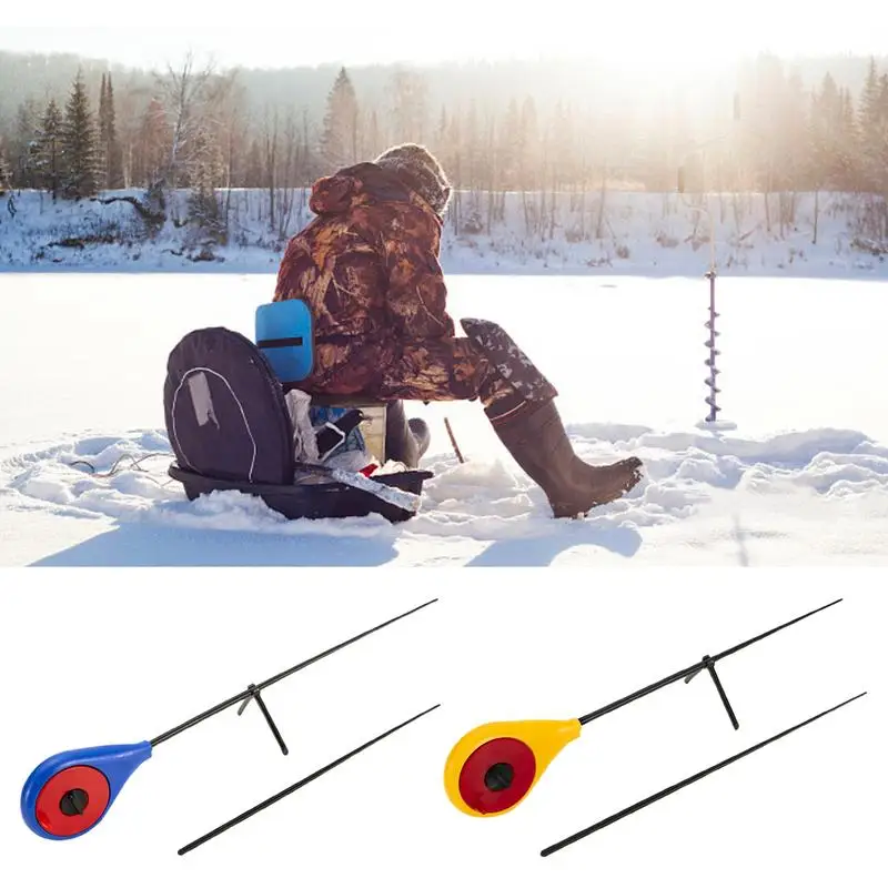 Winter Fishing Pole 11.81 Inches Fishing Spin Rod Ultra-light Ice Fishing Gear Portable Fishing Spin Rod With Rod Tip For Trout