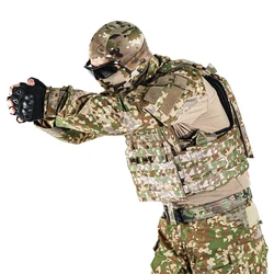 Tactical Outdoor CPC Style All-Terrain Flecktarn Camouflage Hunting Training Vest