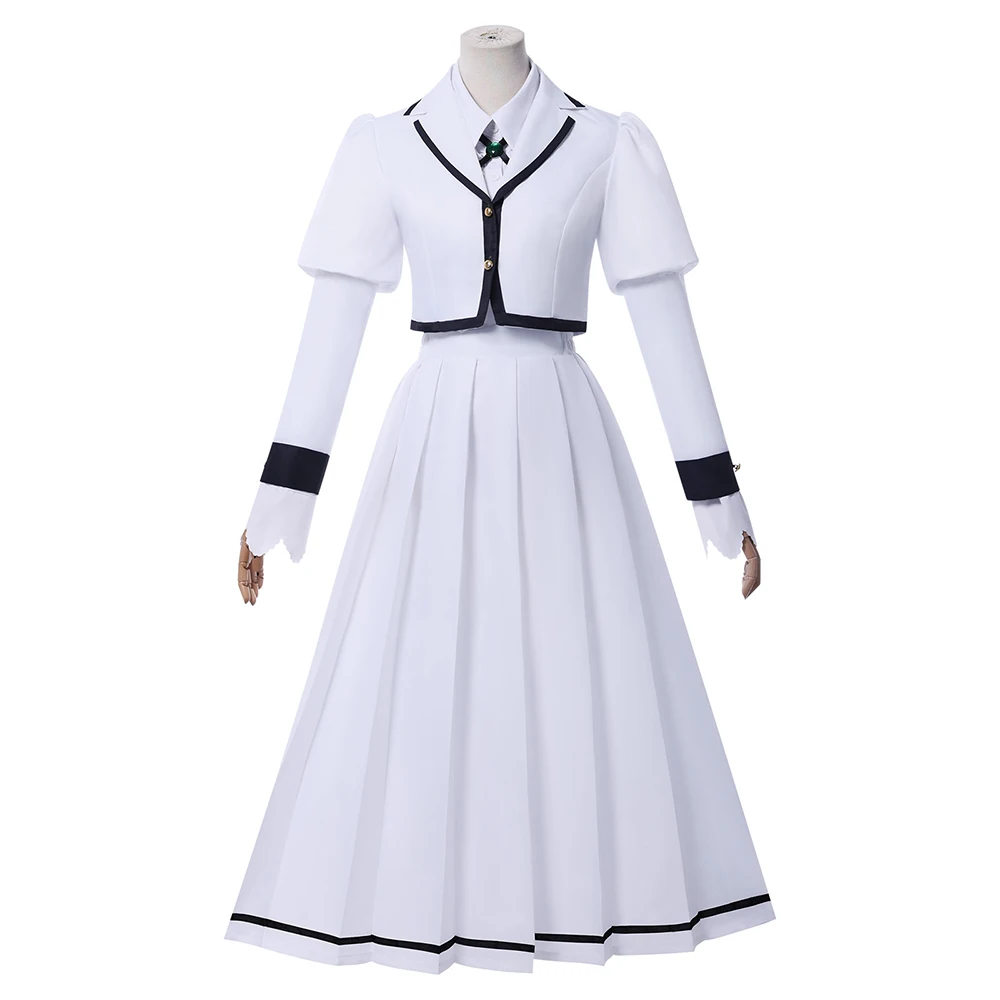 

Rock Is a Lady Modesty Cosplay Costume Women Girl Dress Party School Uniform Halloween Role Play Outfit Shirt Skirt Jacket Set