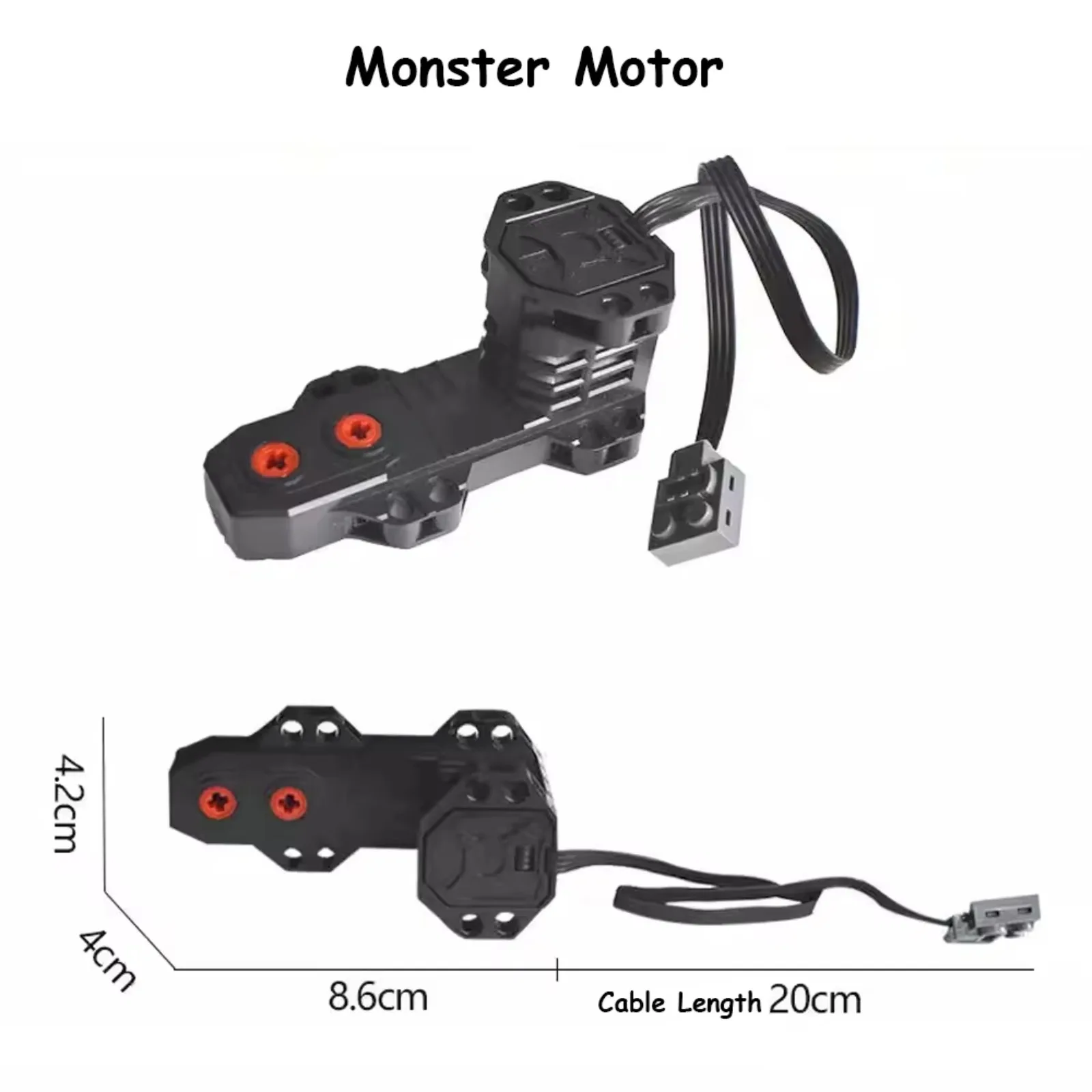 Técnico MOC 5292 Buggy Motor Monster Motor funciones de potencia piezas de bloques de construcción coche de juguete Compatible con Legoeds