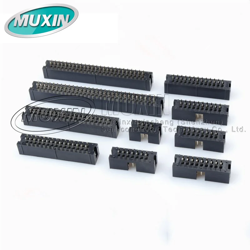 مقبس بسيط القرن ، دبوس مستقيم ، 1.27 مللي متر ، DC3-8 ، 10 ، 16 ، 20 ، 26 ، 30 ، 34 ، 40 ، 50 ، 60 ، 68P ، 10 قطعة مجموعة #1