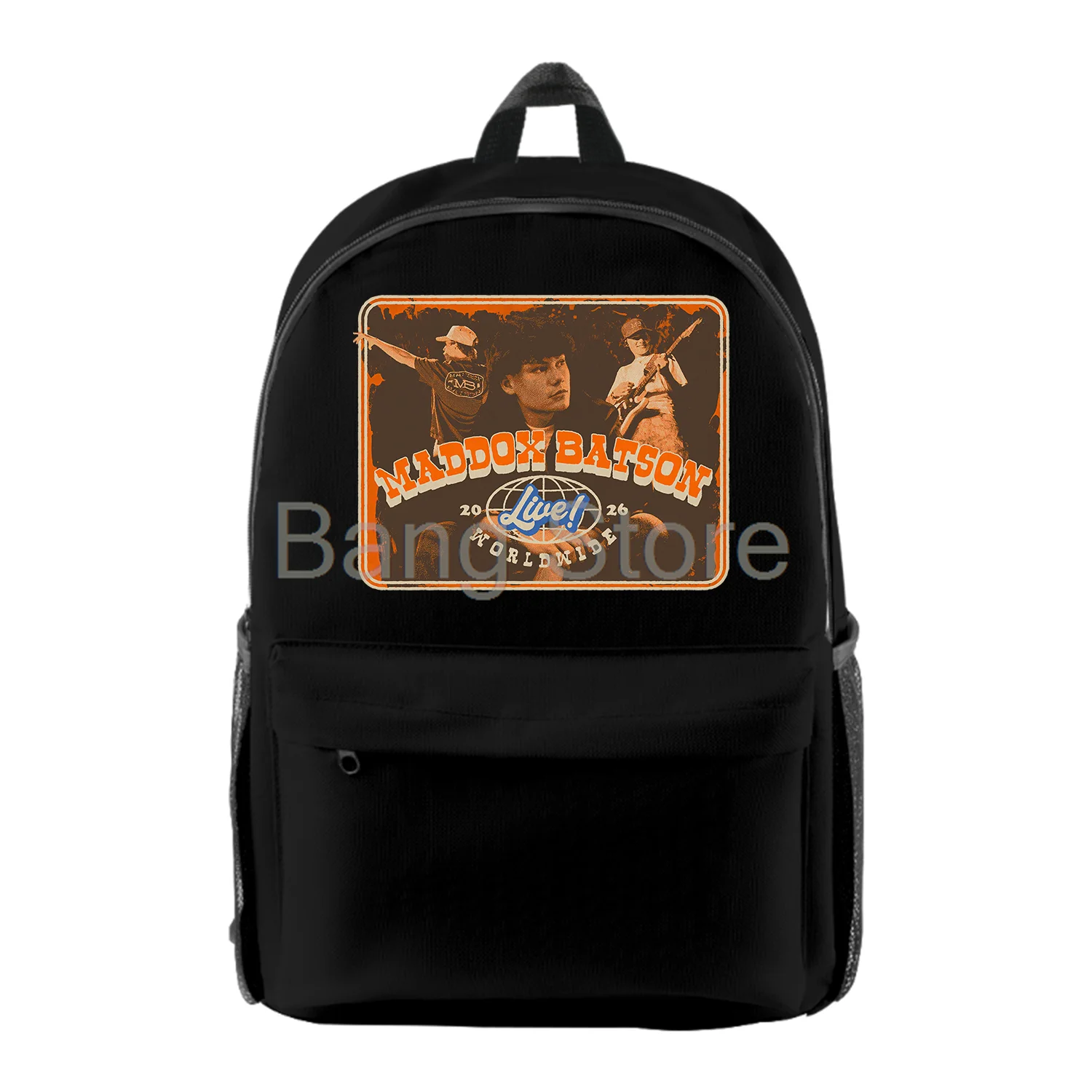 

Maddox Batson Live Worldwide Tour 2026 Backpack Unisex Shoulders Bag Casual Streetwear Daypack Unisex Travel Bags