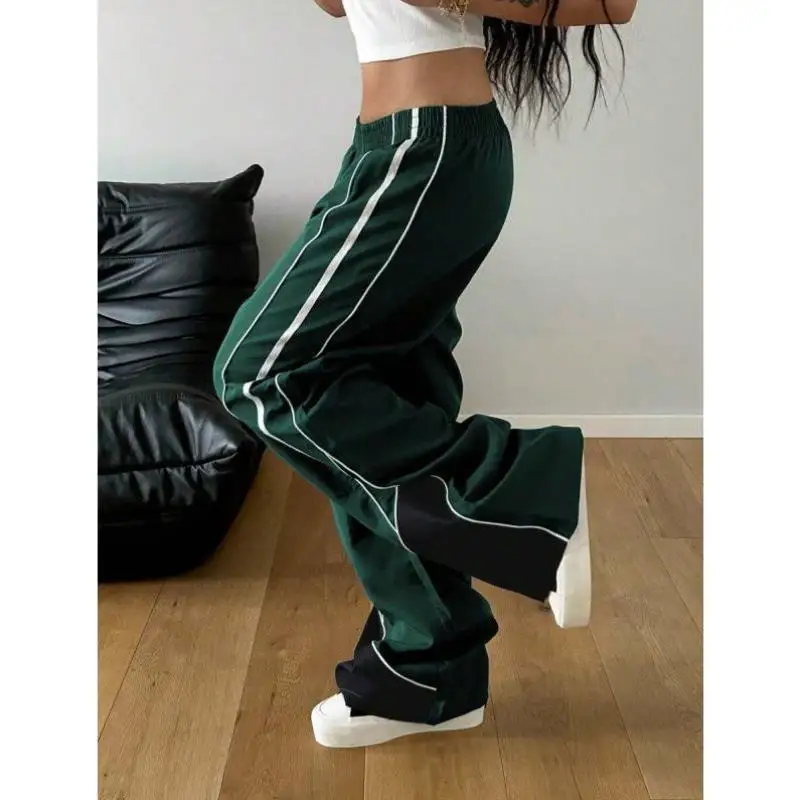 Nouveau 6262 surdimensionné rue Sle pantalons longs printemps automne couleur Blo Ci Walk rétro ajustement pour grande taille hommes