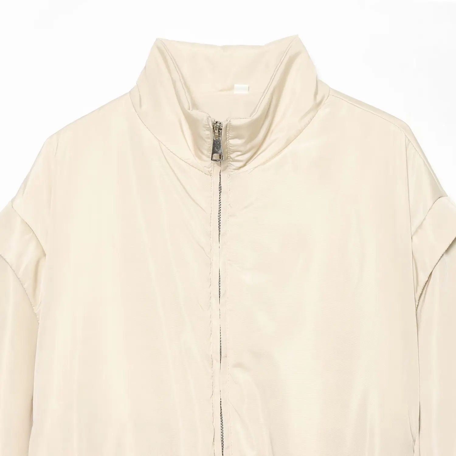 Fashionable Casual Cotton Jacket Women's Short Outerwear Spring Summer New Arrival Simple Stylish Shoulder Pad Design