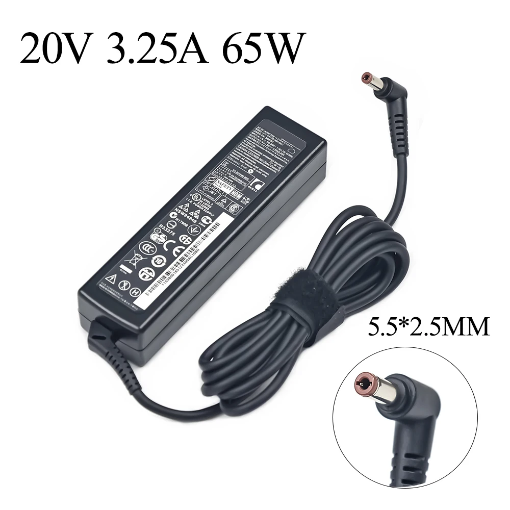 Laptop Charger AC Adapter Power Supply For Lenovo IdeaPad Z570 Z560 G580 Z575 Z565 B560 20V 3.25A 65W