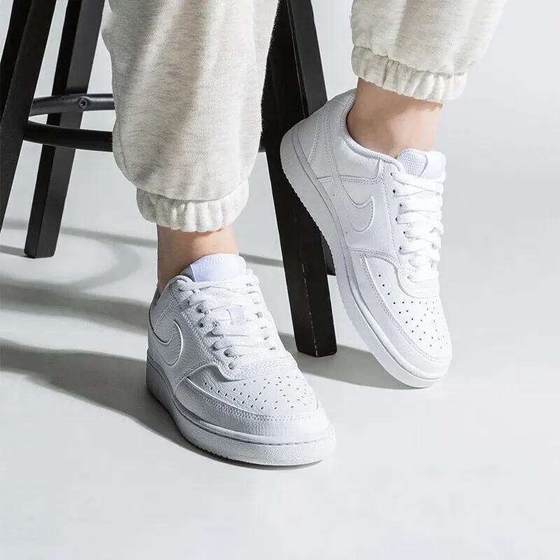 NIKE COURT VISION LO NN Women's Shoes Lightweight White Shoes LOw-top Sports and Leisure Sneakers DH3158-100