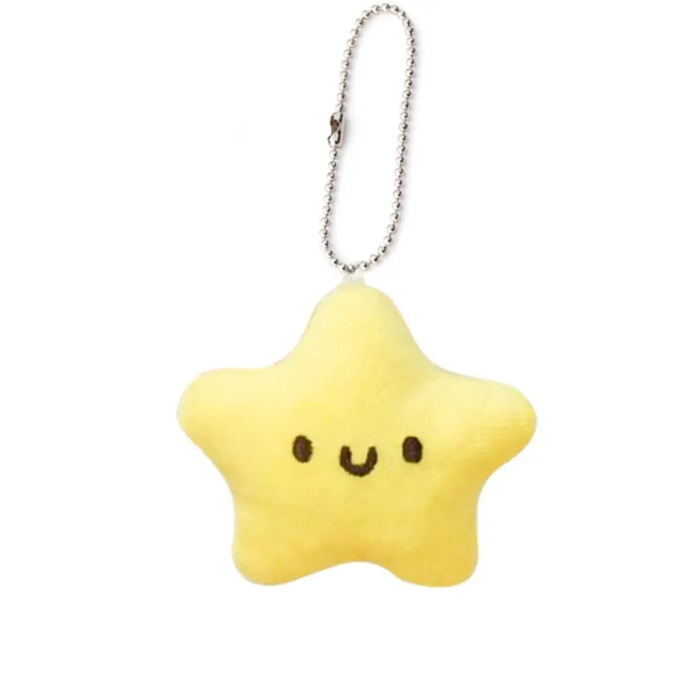 Mobile Phone Keyring Soft Star Keyring Cartoon Handmade Star Pendant Cute Pentagram Key Chain Girls Gift