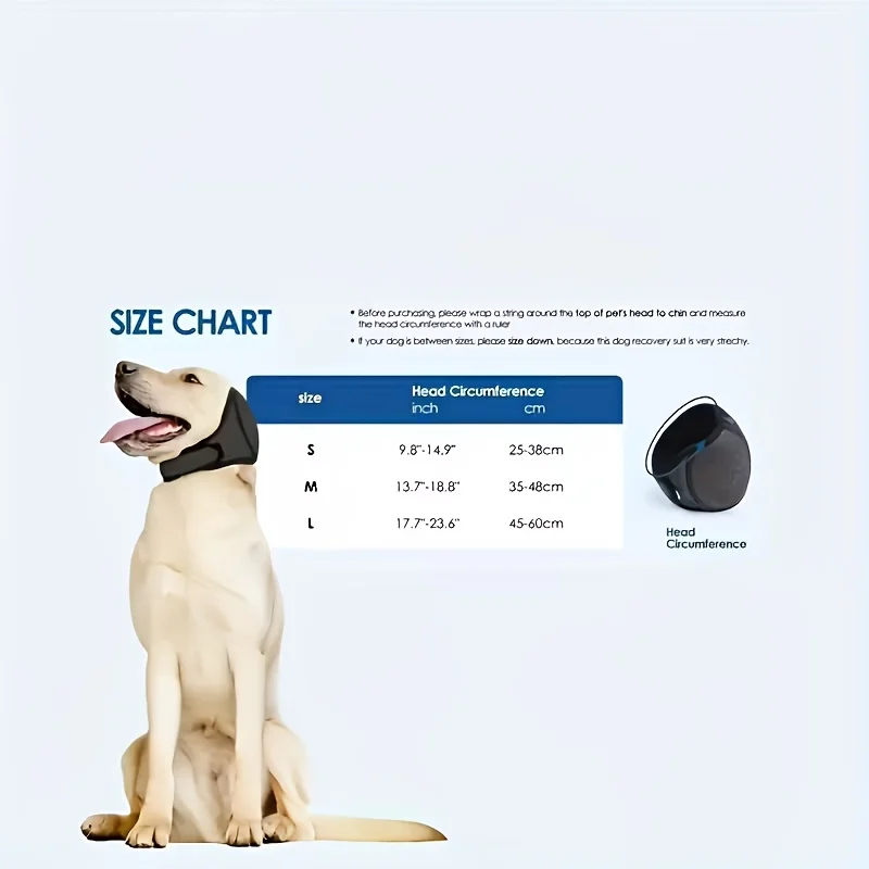 [Noise-Canceling|Pet Earmuffs] Noise-Canceling Pet Earmuffs 1pc - Heavy-Duty Adjustable Strap, Breathable Ear Covers for Dogs
