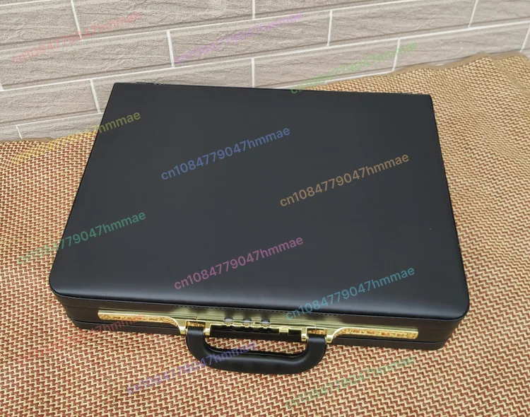 1 stuks ultradunne draagbare aktetas, zakelijk wachtwoord, multifunctionele computerkast, 14 inch archiefkast