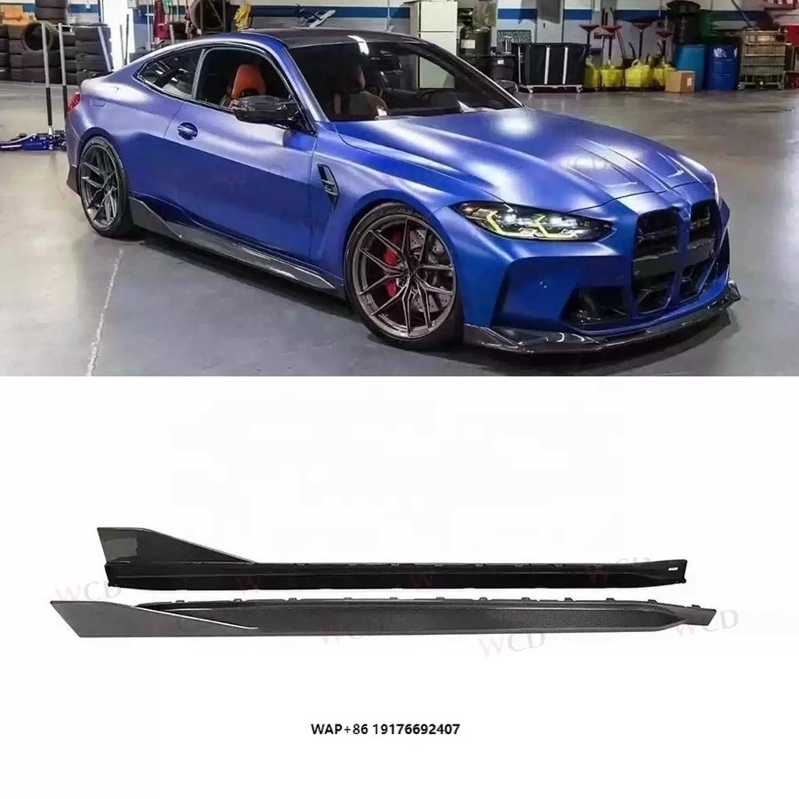 

Dry Carbon Fiber Side Skirts forBMW G80 G82 G83 M4 2021 2022 MP Style Side Skirt Splitter Car Accessories