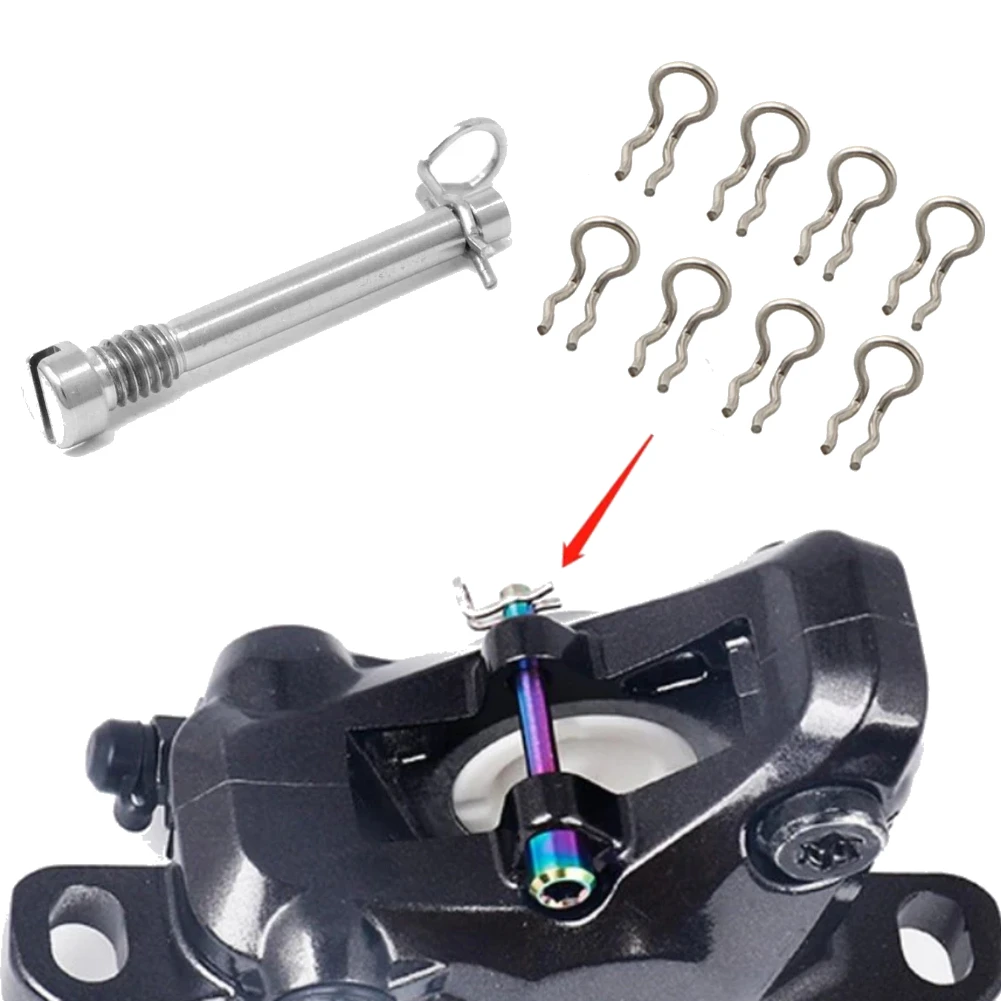 5/10/15 Stück Fahrrad-Scheibenbremsen-Federclips für Shimano XT SLX XTR, Passende Befestigungsschrauben und Federclips, Fahrradteile – Detail 1