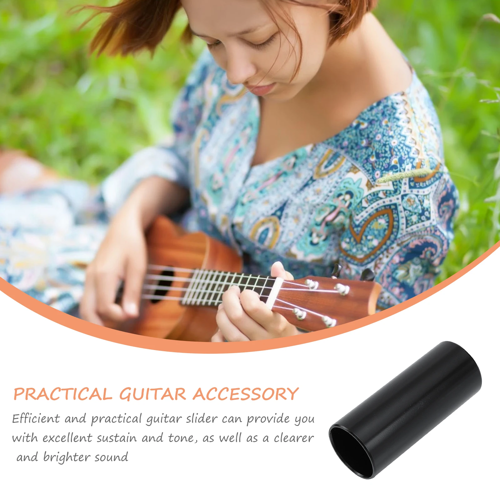 

Guitar Finger Cots Slide Bars Slides for Electric Stainless Steel Acoustic Slider