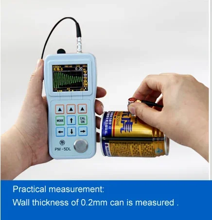 Ultrasonic Thickness Gauge Meter Digital Width Instrument Ultrasonic Detector Wholesale Price