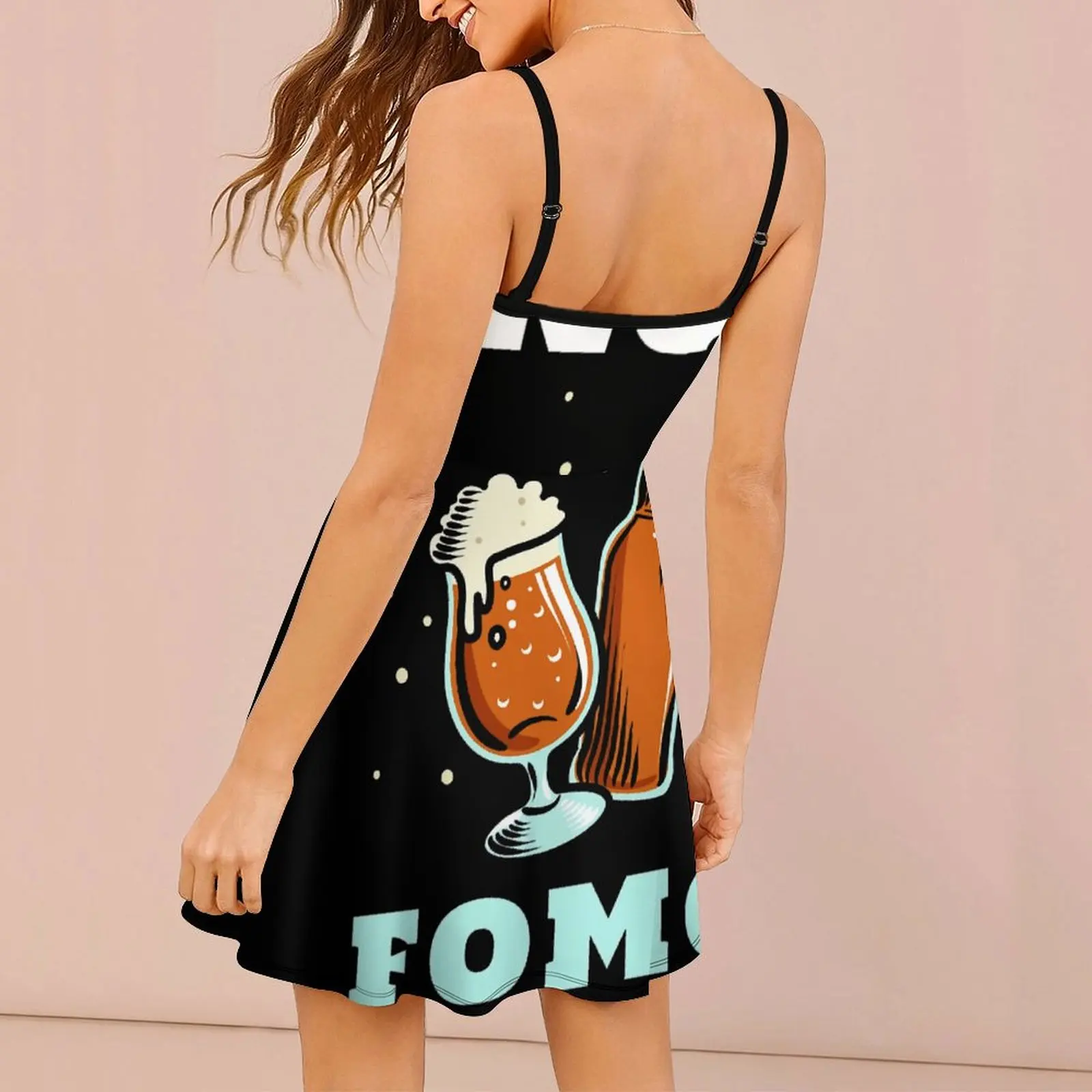 No FOMO Classic Premium Sexy  Woman's Dress Women's Sling Dress Funny Novelty  Clubs Suspender Dress