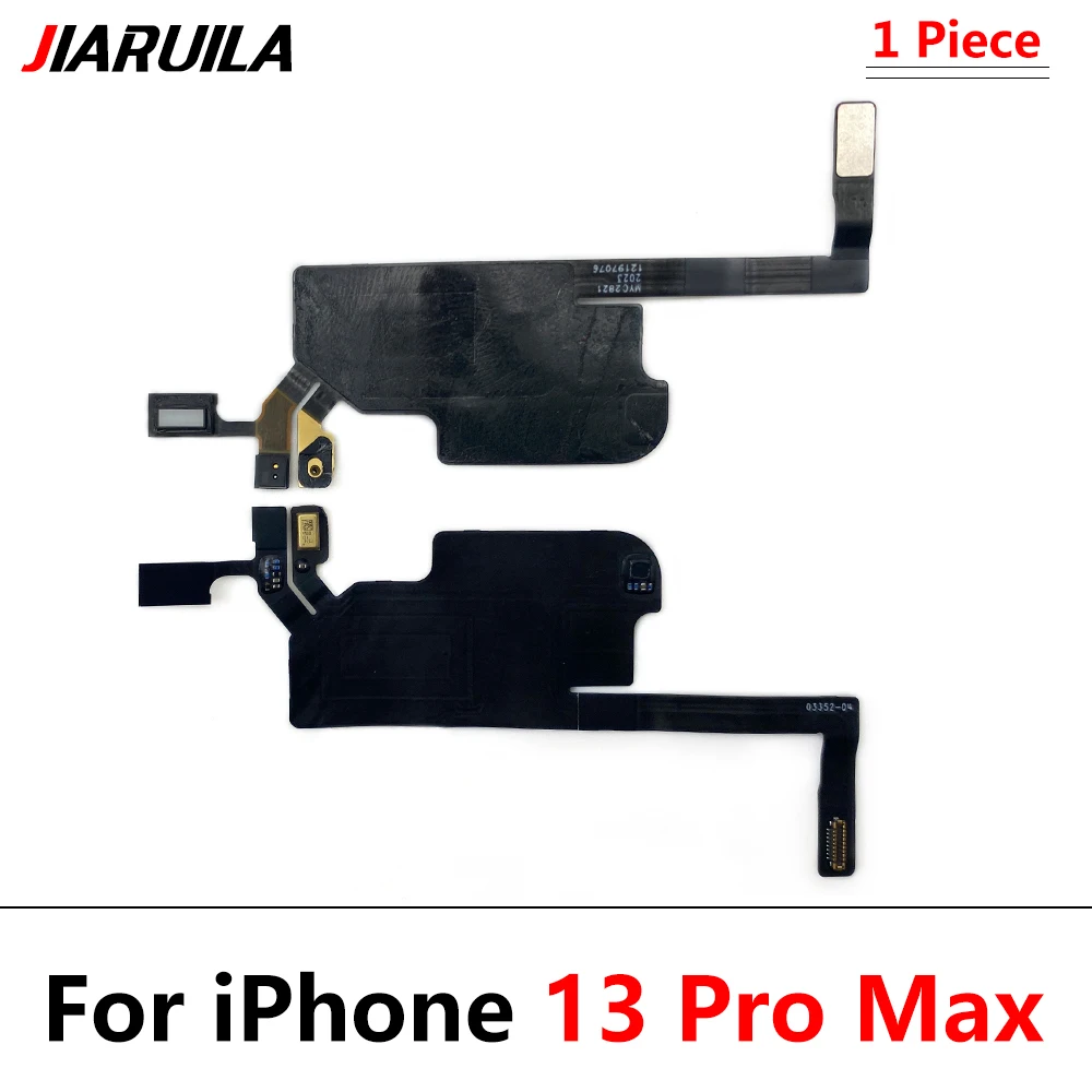 1pcs Top Front Earpiece Flex Cable For IPhone 13 Pro Max / For Iphone 13 mini Sensor Proximity Small Earphone Ear Speaker