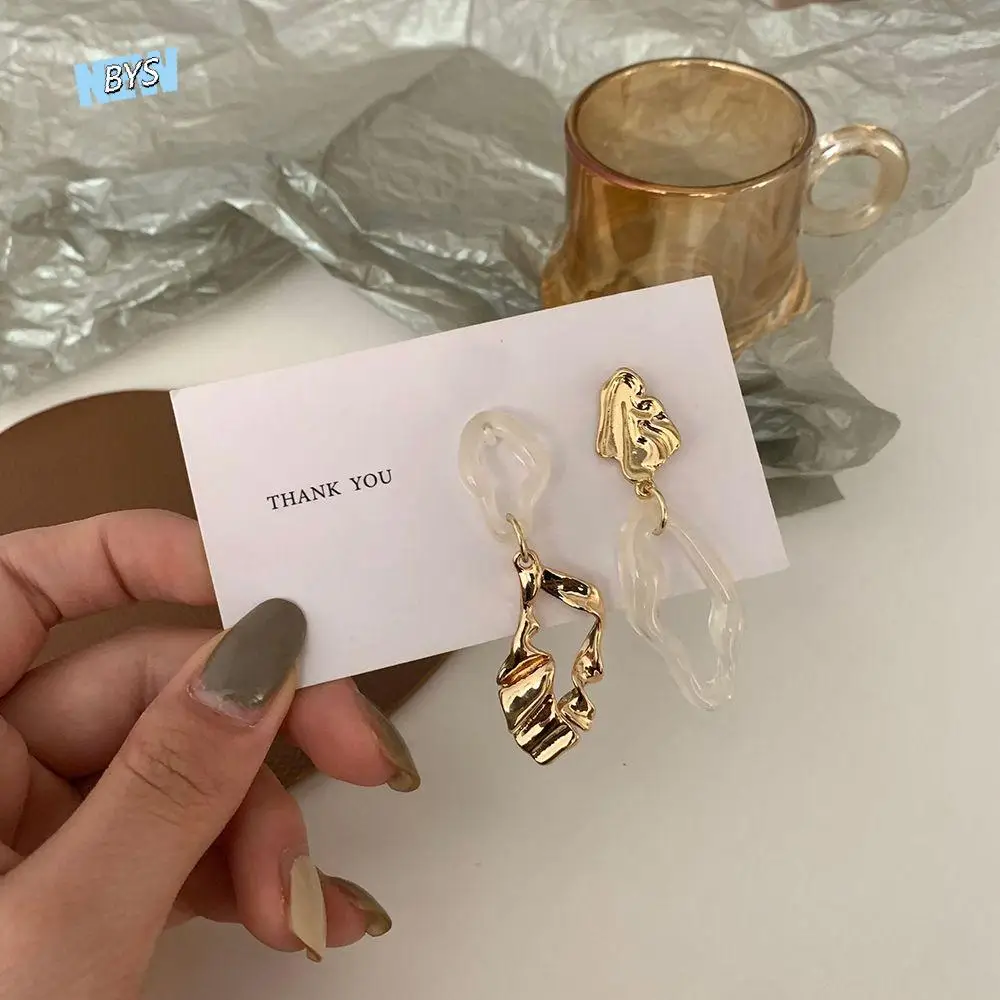 

Creative Geometric Alloy Simple Female Korean Style Earrings Acrylic Dangle Earrings Women Drop Earrings Fashion Jewelry