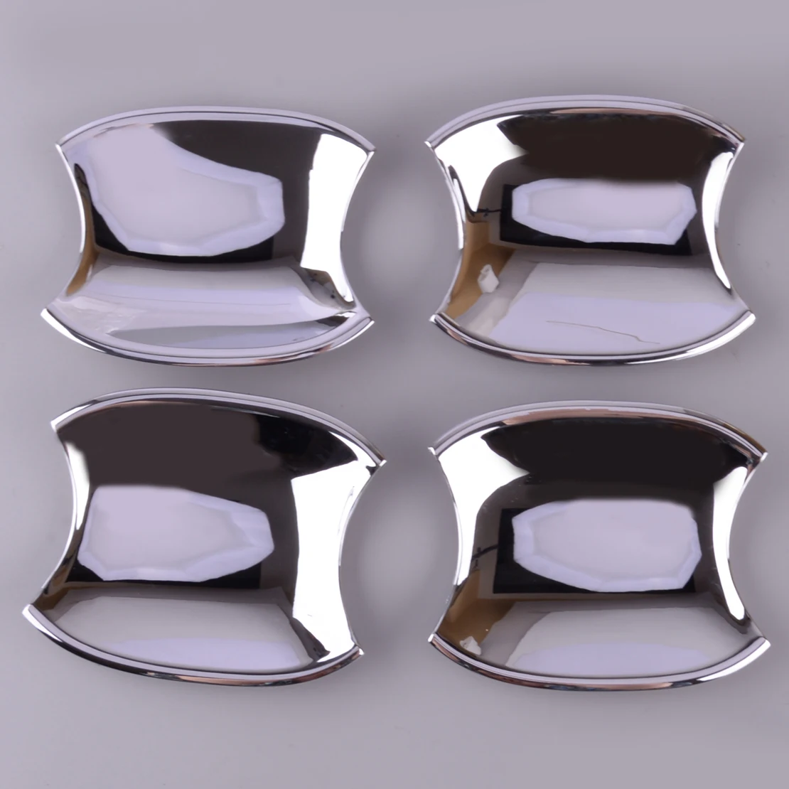 

Комплект из 4 серебристых накладок на ручки дверей из АБС-пластика для Toyota Tacoma 2016-2022 годов