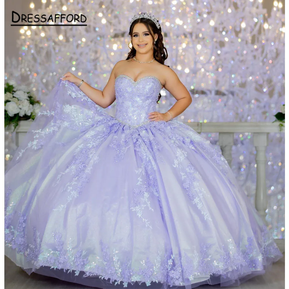 

Lilac Quinceanera Dresses Ball Gown Birthday Party Dress Sweet 15 16 Dress Graduation Meninas De 15 Anos Porno