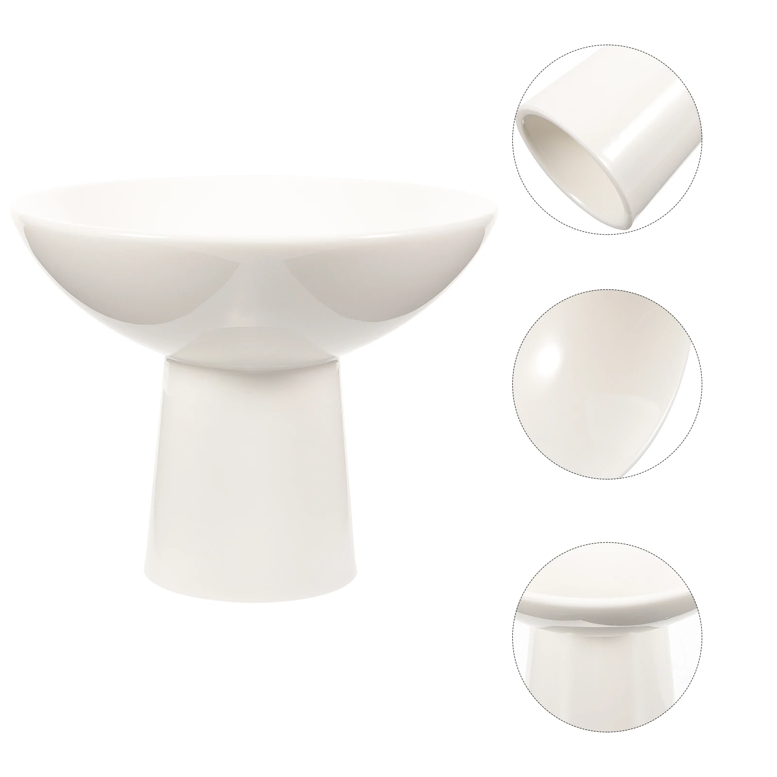 

Footed Ceramic Dessert Bowl Large Opening Classic Color Ideal for Ice Cream Fruit Snack Party Decorative Bowl Dessert Bowls