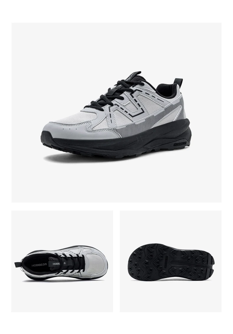 HOBIBEAR Laufschuhe mit breiter Zehenbox, Unisex-Trail-Runner-Sneaker, rutschfeste, leichte Outdoor-Jogging-Schuhe für Männer und Frauen – Detail 7