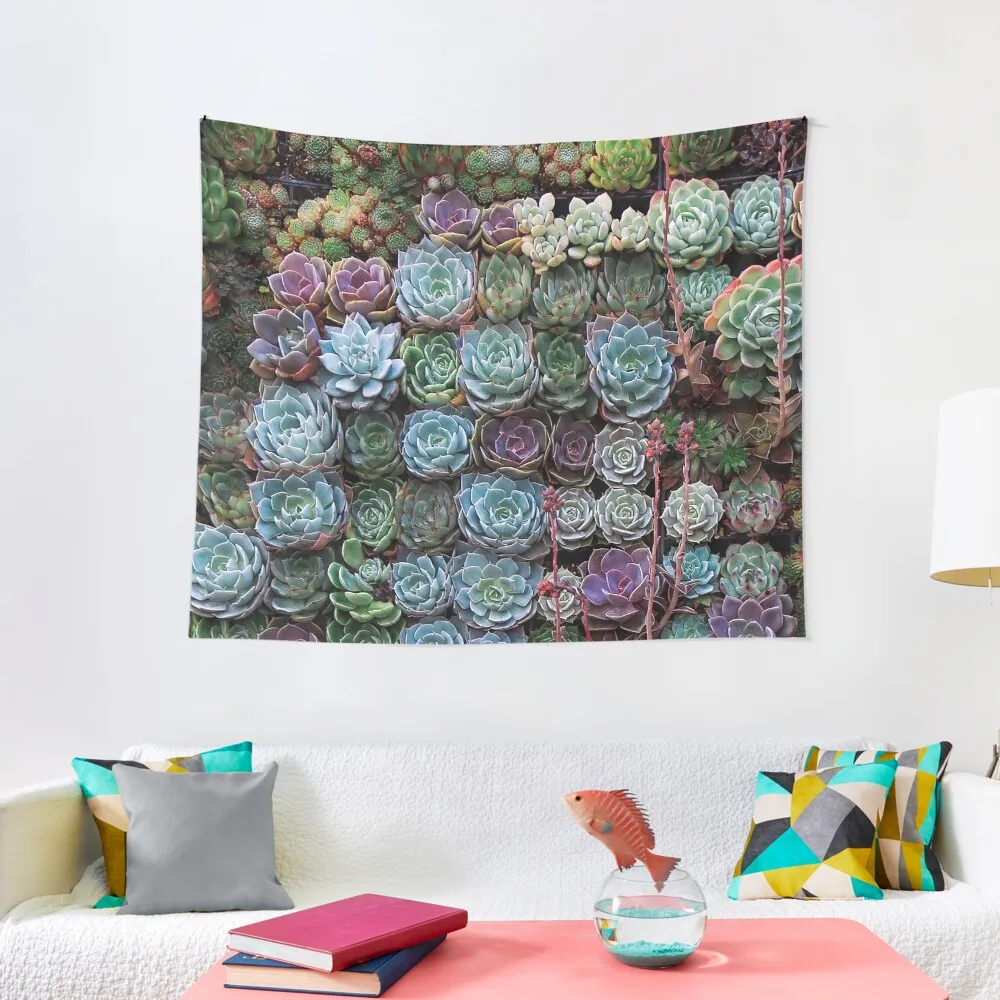 

A Gathering Of Succulents II Succulent Plants Tapestry Room Decor Cute Home Decorators Tapestry