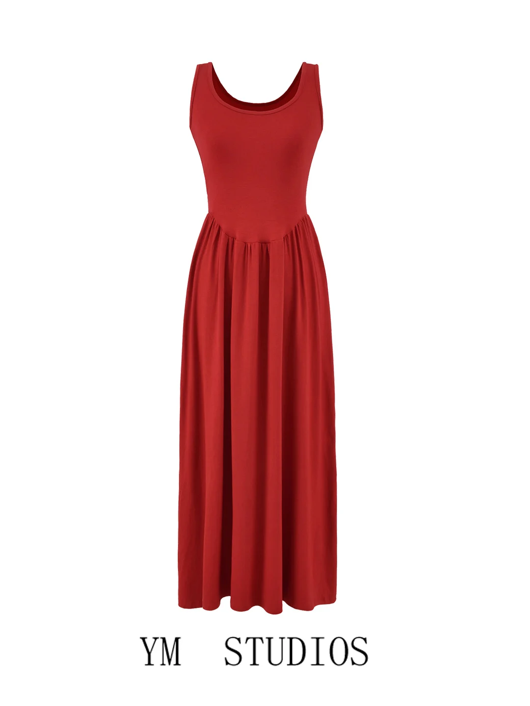 

Красное винтажное длинное платье U-Ne с застежкой на талии и бретельками Dr Ele, элитное длинное платье с открытыми плечами для женщин, сексуальное сращивание с высокой талией