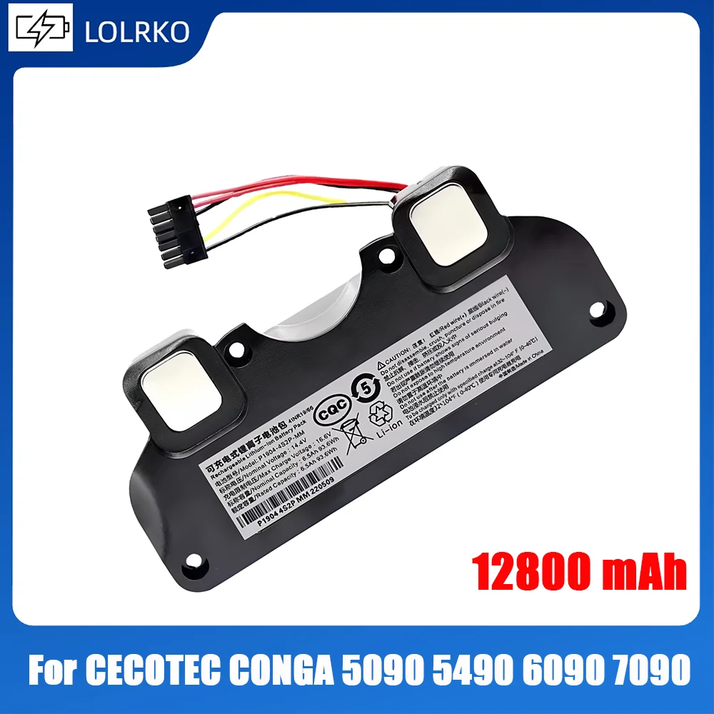 

New 14.4v 98000mAh Compatible with CECOTEC CONGA 5090 5490 6090 series robot vacuum cleaner battery