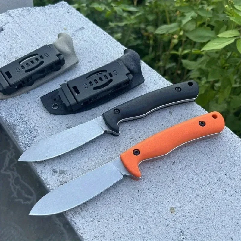 

Outdoor bushcraft Straight Knife Fixed Blade knives esee AGK high carbon steel blade G10 Handle edc multitool knives