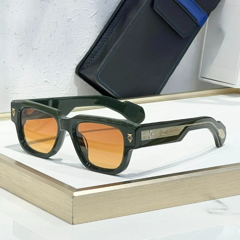 

Japanese Style Vintage Thick Acetate Sunglasses TAYCAN For Men Women Fashion Square Designer Brand High Quality Eyewear UV400