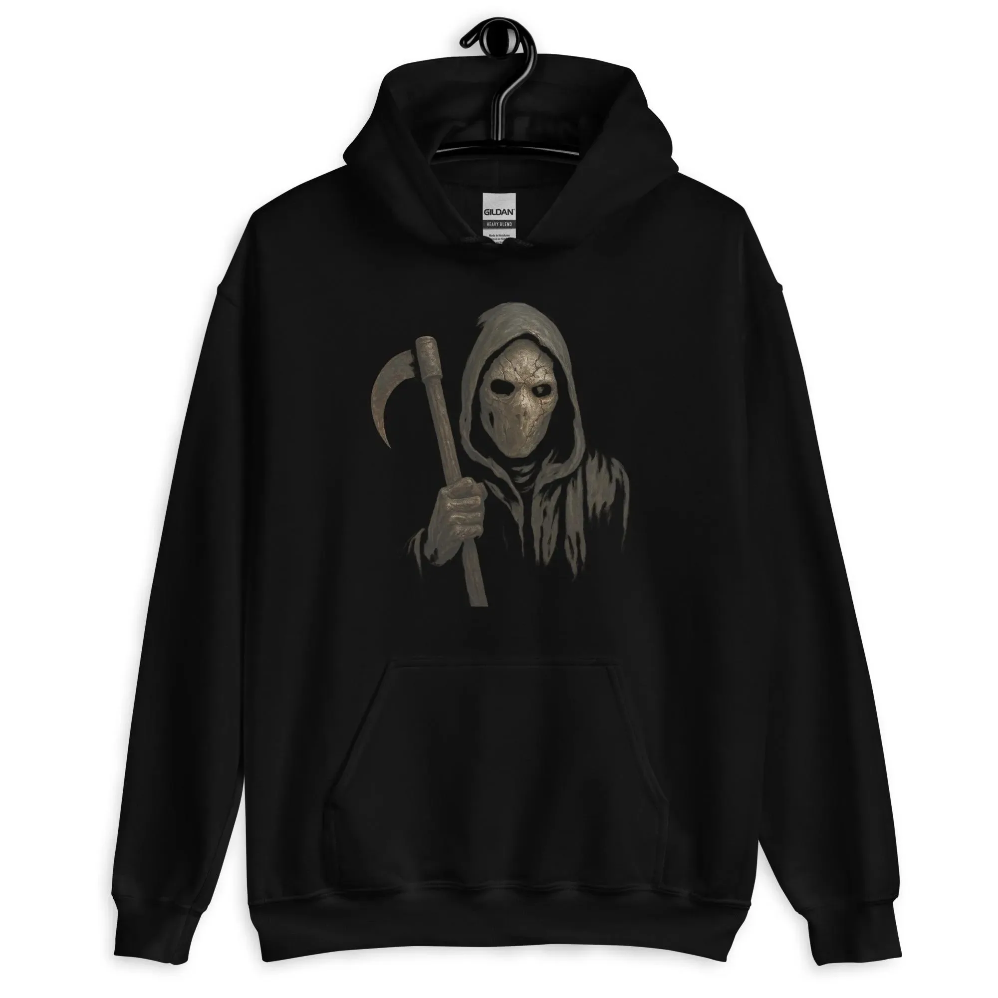 

Autumn and Winter "Grim Reaper Gothic" Dark - Trendy Cotton Hoodie, Stylish Gothic Sweatshirt