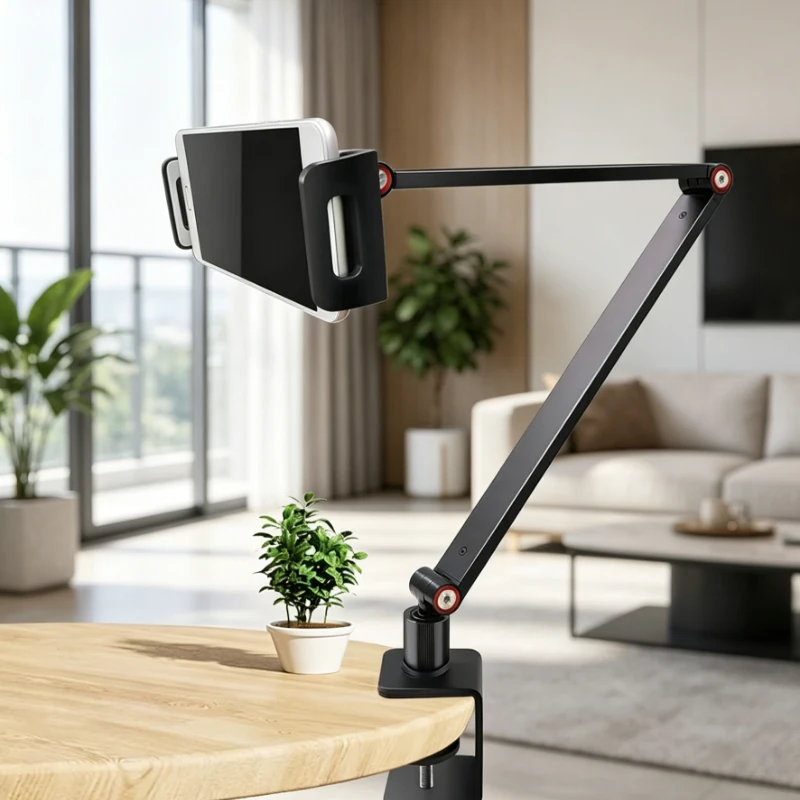 

2PCS Streamer Special Tablet Support Rack, 360 Swivel Adjustable Stand, Solid Alloy Bracket for Daily Viewing Creation Work