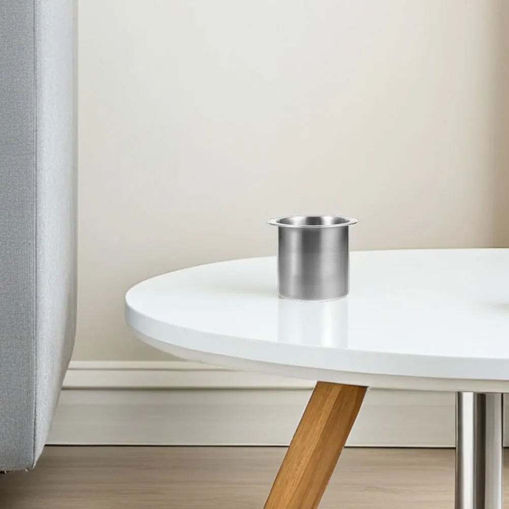 

2Pcs Stainless Steel Cinema Sofa Cup Holder Insert Drop-in Stable Drink Holder for Recliner Chairs Cars Rv Couch Cupholder