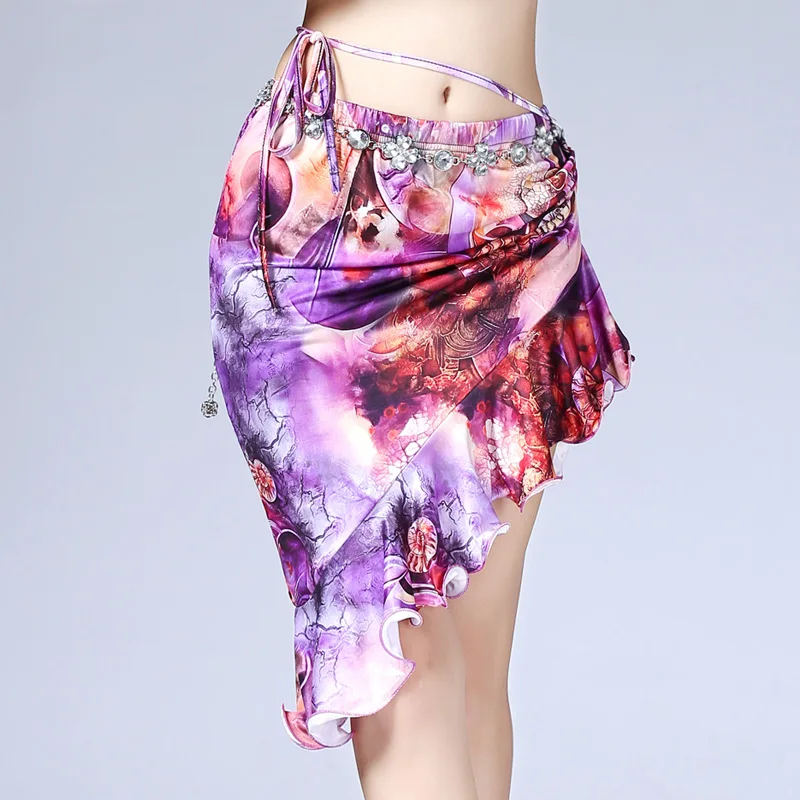 Belly Dance Half Skirt 2024 Summer Dress New Oriental Dance Dress Training Dress Sexy Wrap Hips