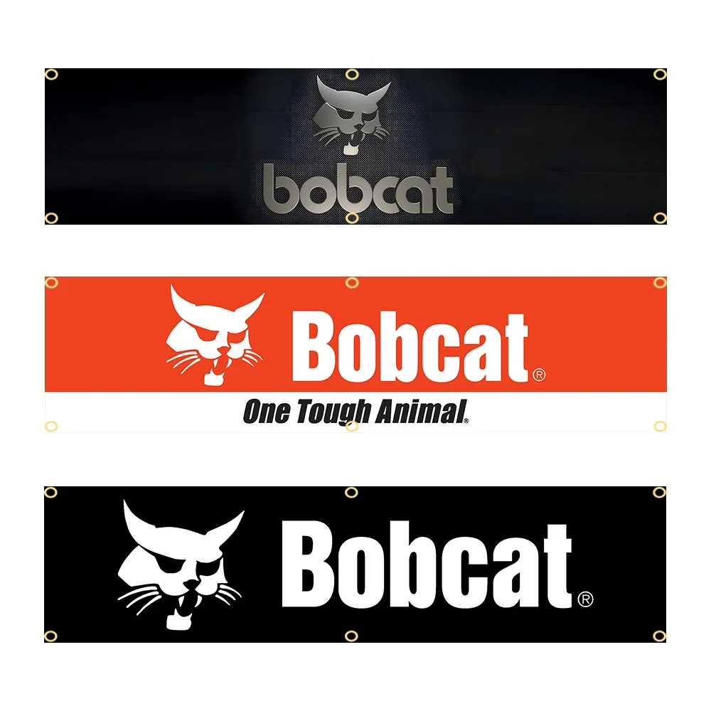 60X240cm Bobcats Banner Flag Polyester Printed Garage or Outdoor Decoration Tapestry