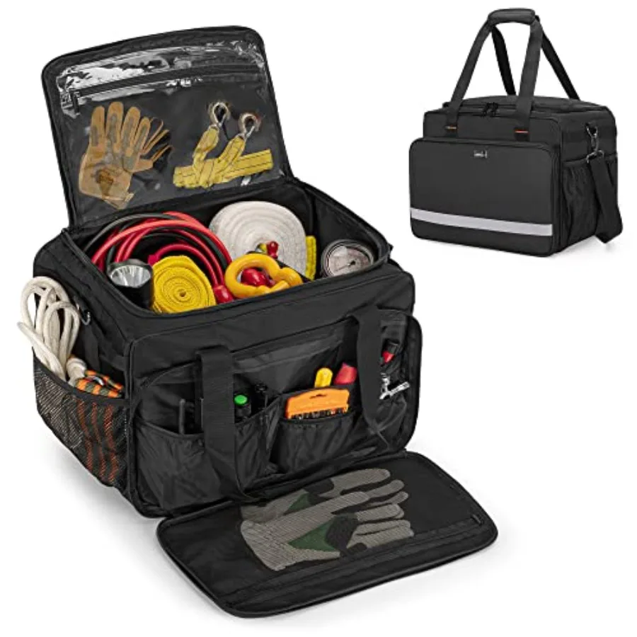 

Large Recovery Gear Bag Recovery Equipment Bag for Offroad Gear Kit Recovery Gear Box for Tire Repair Tools Bag for Tow Straps