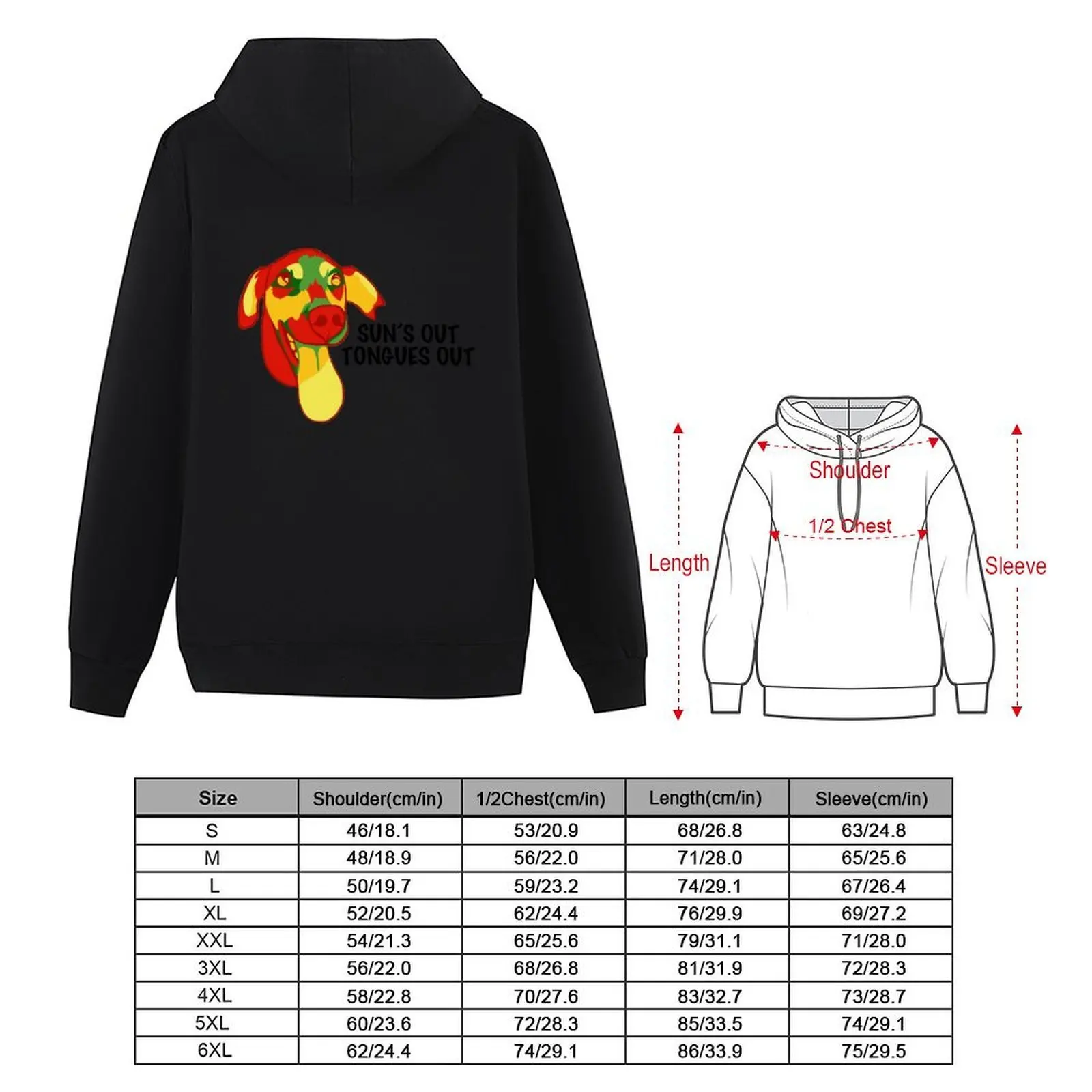 Sun's Out Tongues Out - Josie Hoodie ملابس أنيمي ملابس رجالية ملابس للرجال ملابس جمالية سترات رجالية