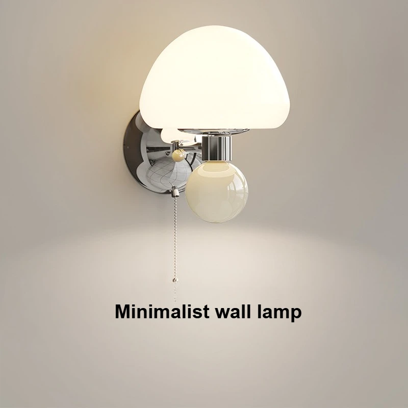 Modern Bedroom Bedside Wall Lamp Corridor Children's Room Study Living Room Eye Protection wall light Mushroom Creative Light